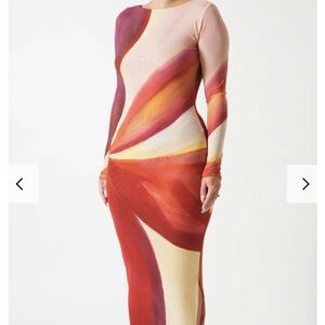 Farai London Aphrodite Long Sleeve Maxi Dress